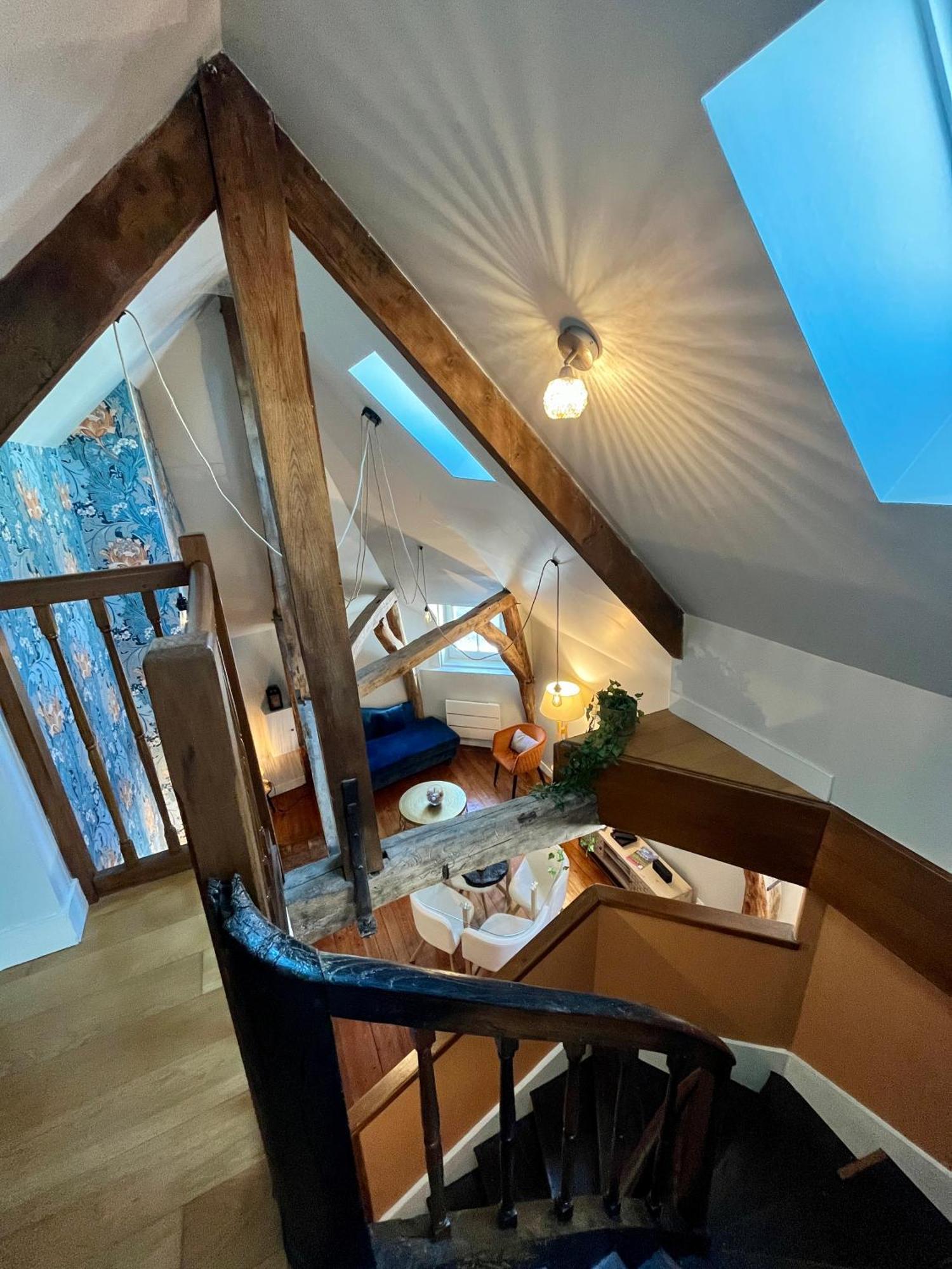 Le Gatsby - Duplex Art Deco Au Coeur De Blois Apartment ภายนอก รูปภาพ