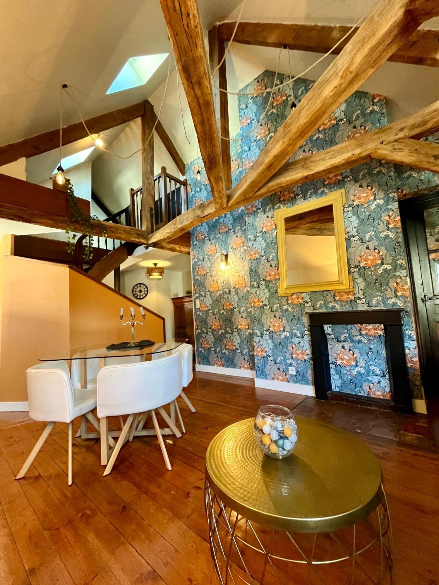 Le Gatsby - Duplex Art Deco Au Coeur De Blois Apartment ภายนอก รูปภาพ